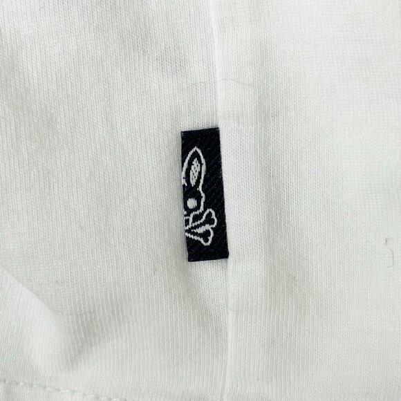 Psycho Bunny White Graphic T-Shirt - Picture 7 of 8